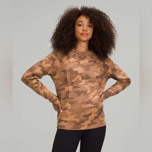 Lululemon Scuba Crew Heritage 365 Camo Beige Multi